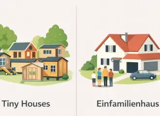Tiny House, Einfamilienhaus, Mehrfamilienhaus: Wann ist welche Wohnform für mich die richtige?
